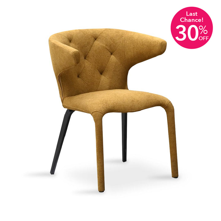 RUNO Dining Chair Yellow