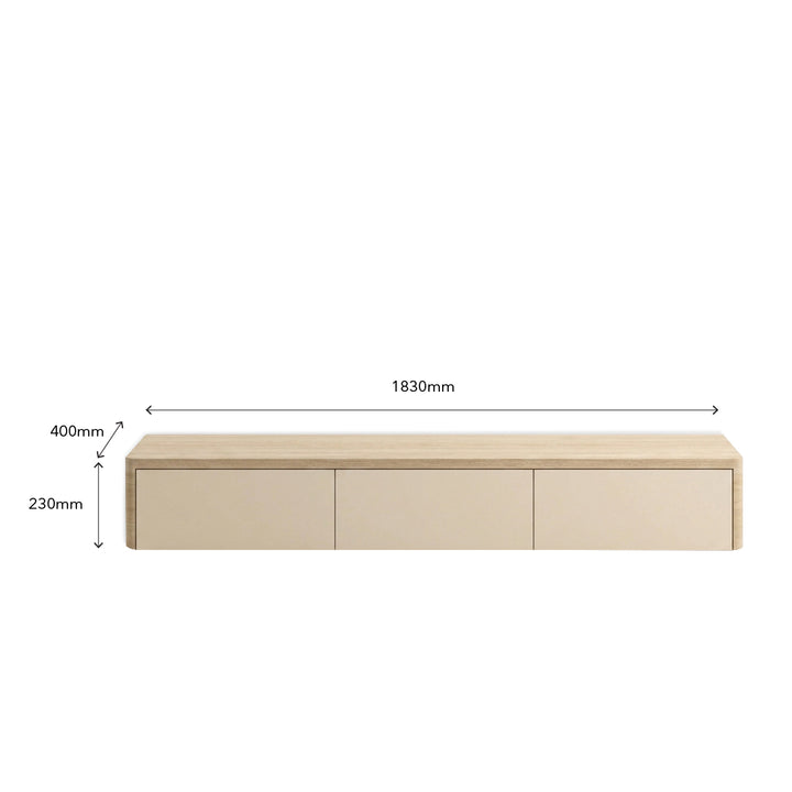 RUSHI Wall Mounted TV Cabinet