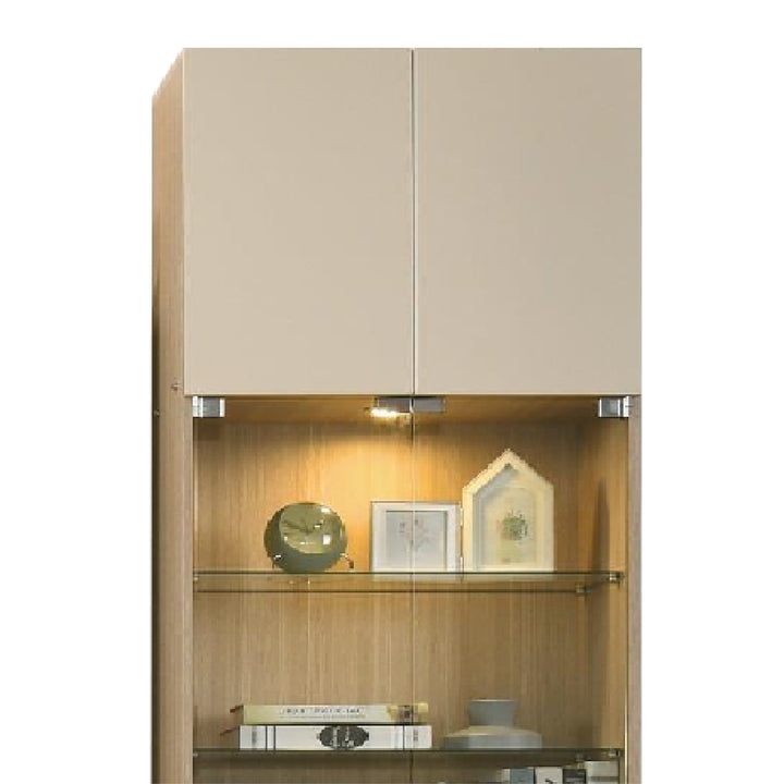 RUSHI Wall Mounted TV & Display Cabinet Set