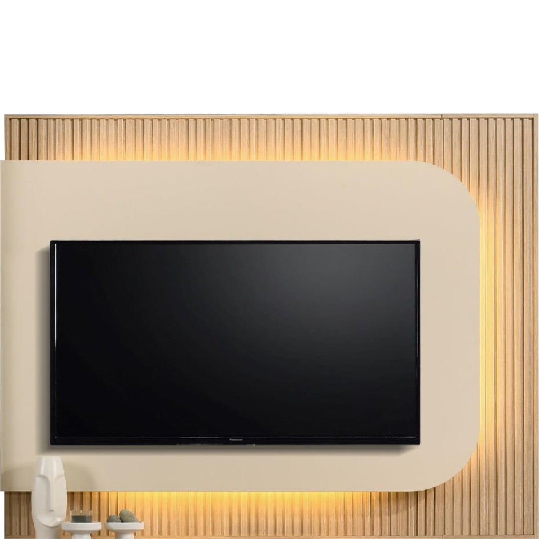 RUSHI Wall Mounted TV & Display Cabinet Set