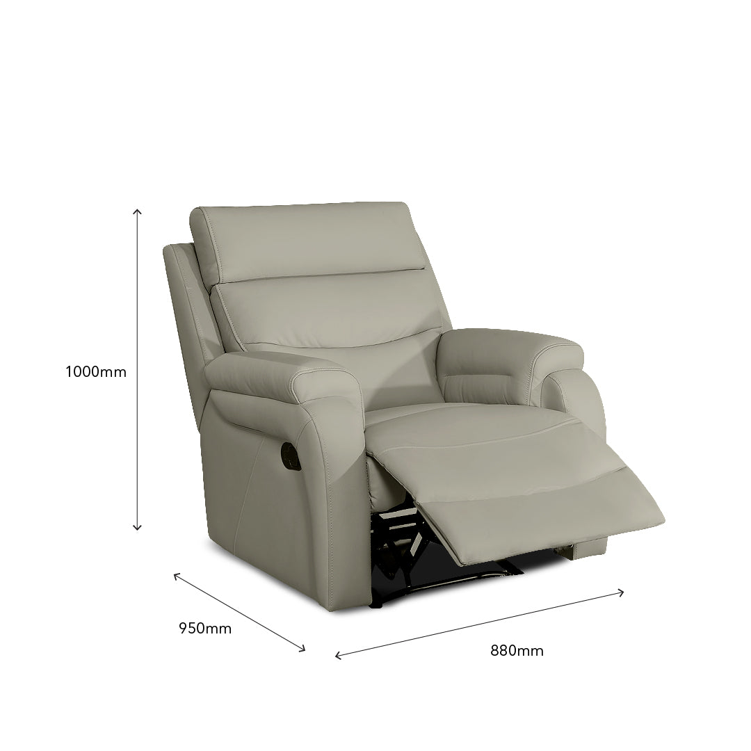 RYDIA Manual Recliner 1 Seater Sofa