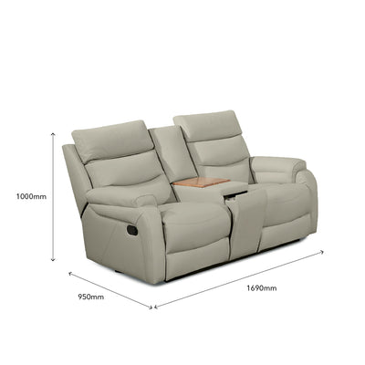RYDIA Manual Recliner 2 Seater Sofa