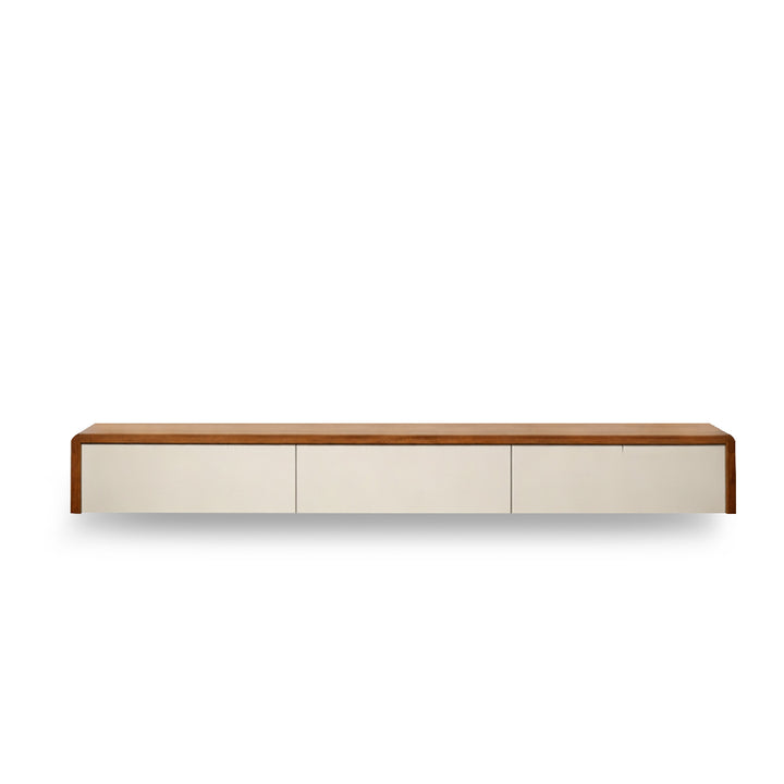 RYOHIN Wall Mounted Brown TV Cabinet