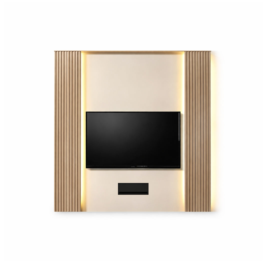 RYOHIN Wall Mounted Light Beige TV Cabinet