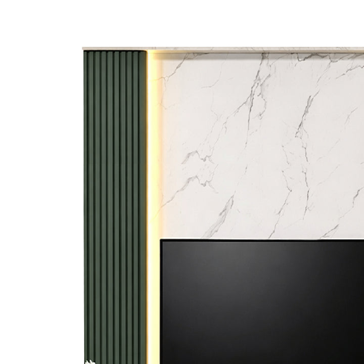 RYOHIN Wall Mounted Dark Green TV Cabinet