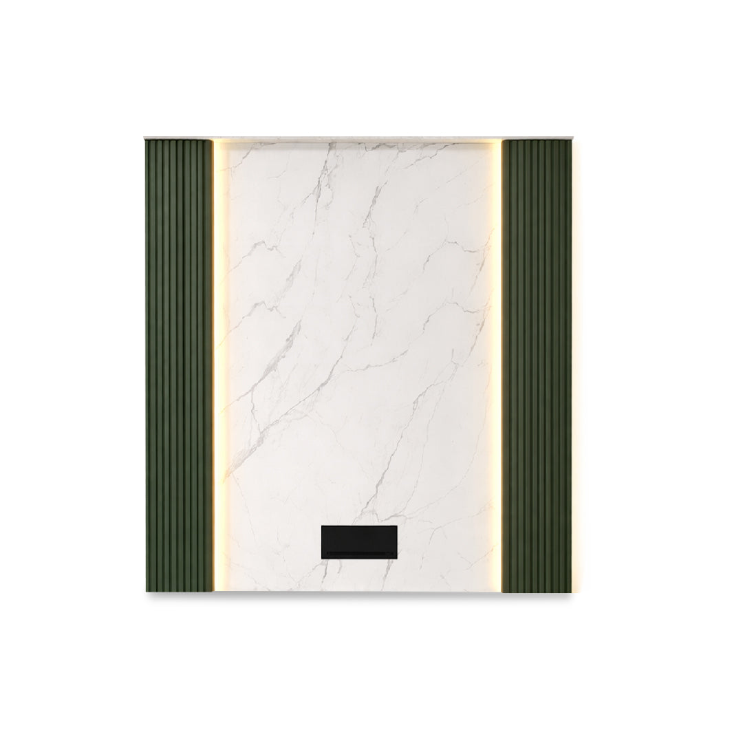 RYOHIN Wall Mounted Dark Green TV Cabinet