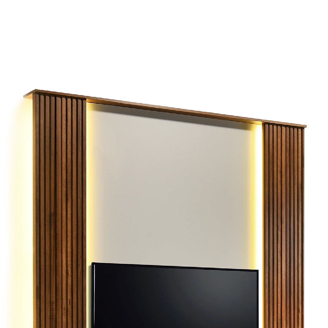 RYOHIN Wall Mounted Brown TV Cabinet