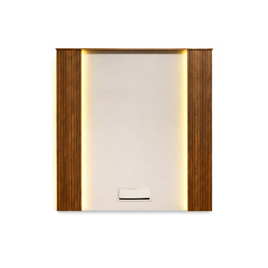 RYOHIN Wall Mounted Brown TV Cabinet