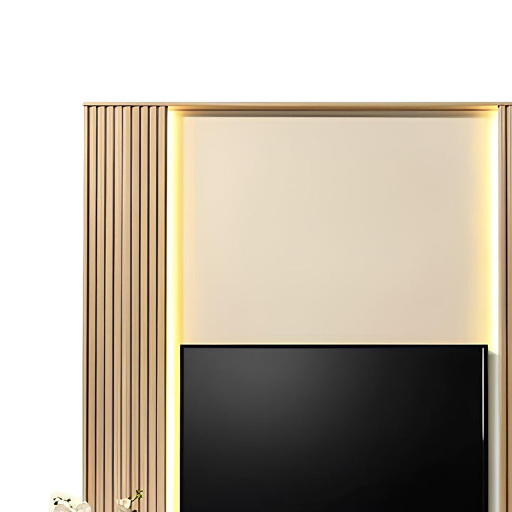 RYOHIN Wall Mounted Light Beige TV Cabinet