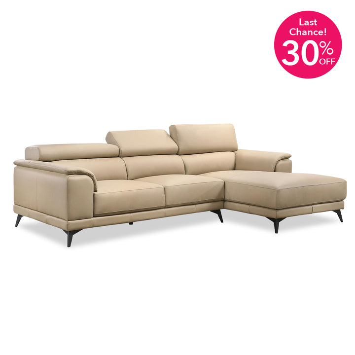 RADEN L-Shape Sofa Khaki
