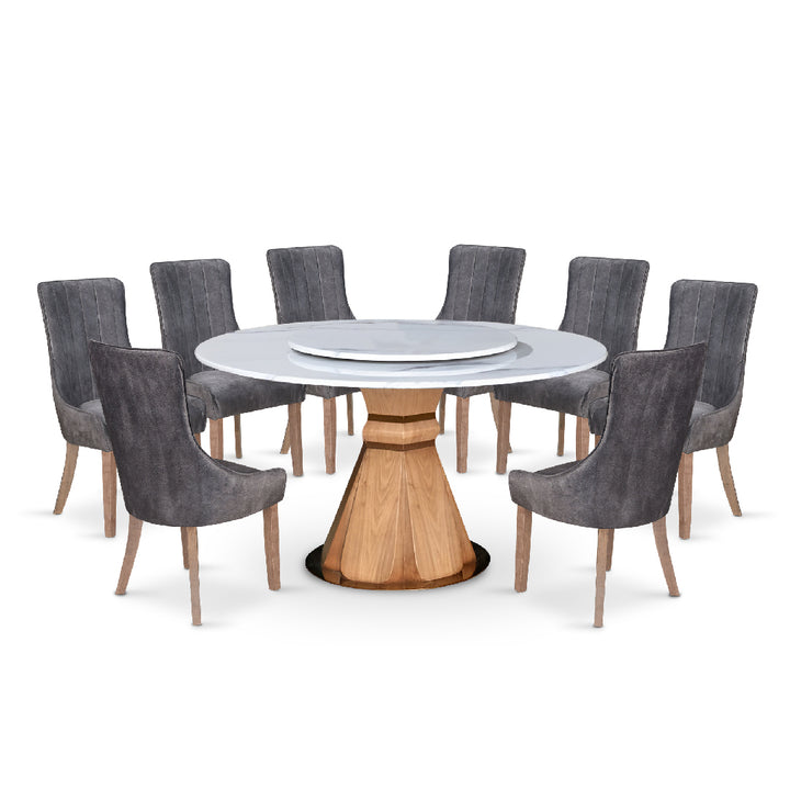 RAULA Marble Dining Set