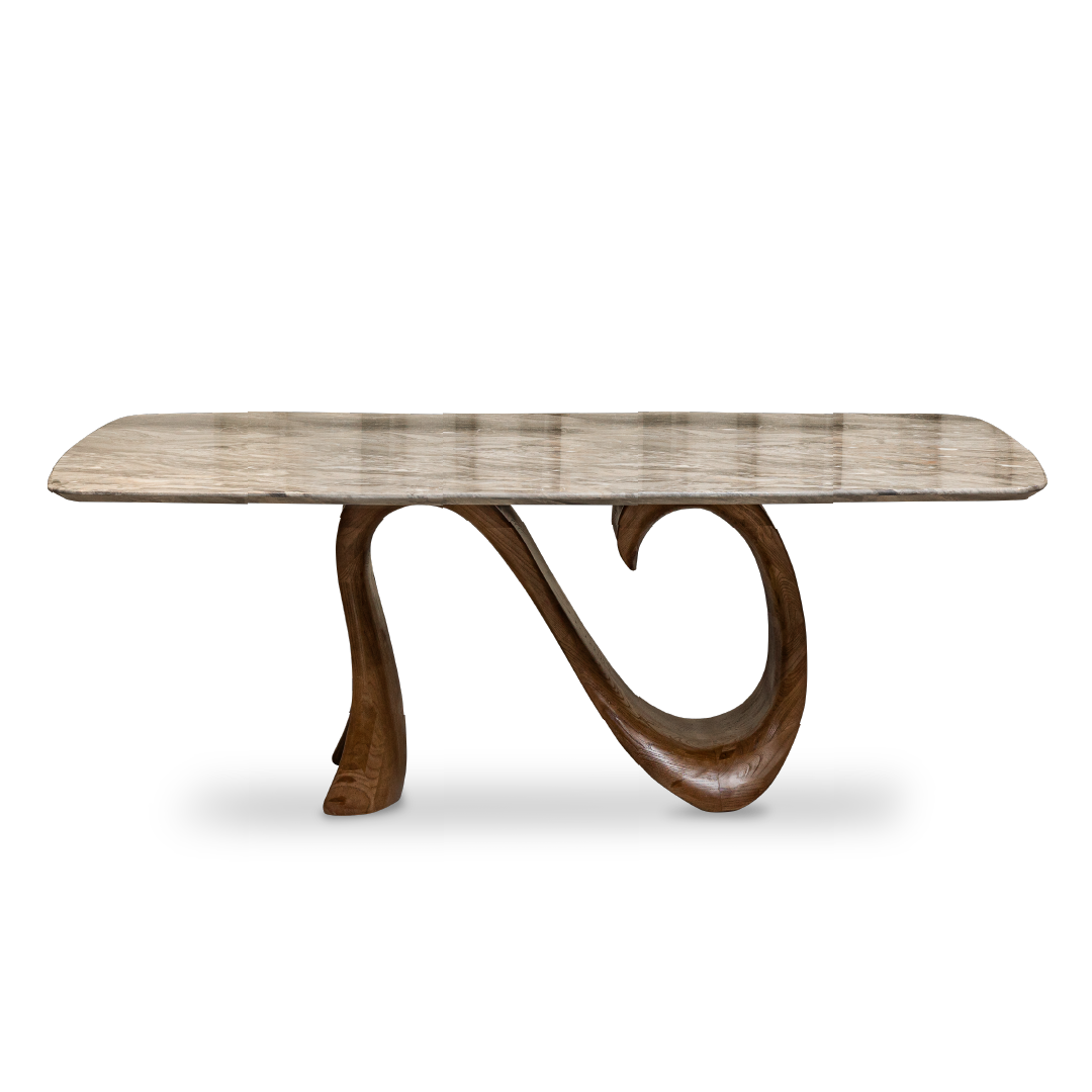 RAVINE II Marble Dining Set