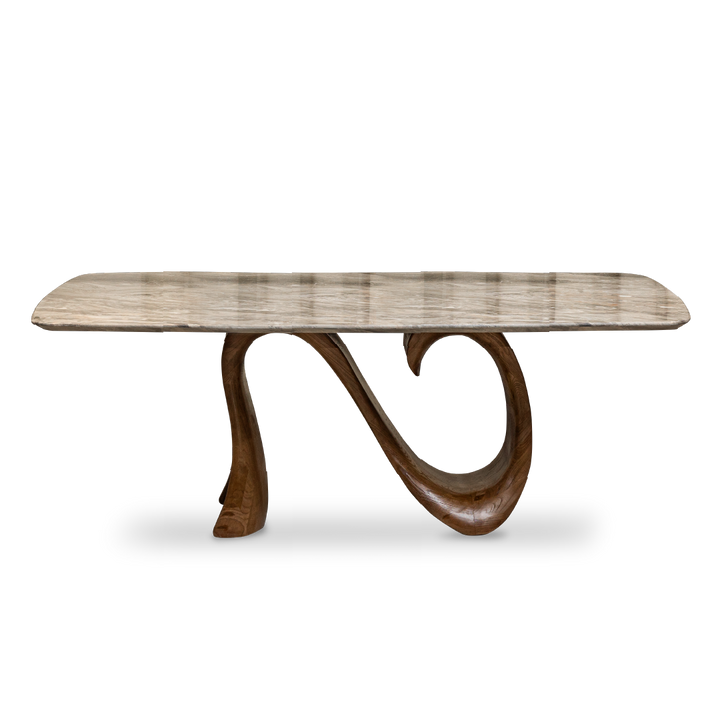 RAVINE II Marble Dining Set