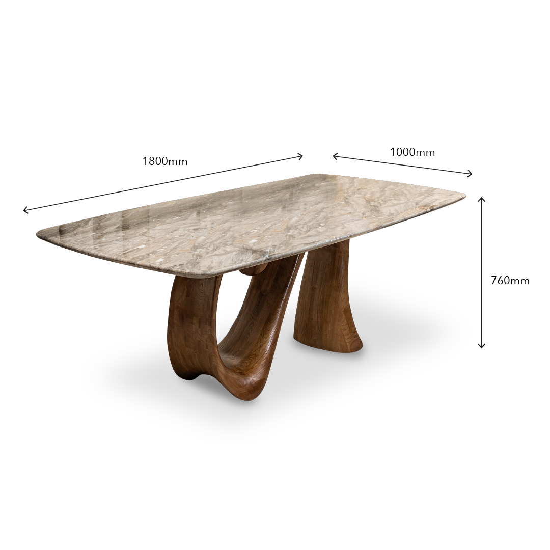 RAVINE Marble Dining Table