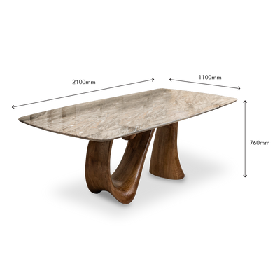 RAVINE Marble Dining Table