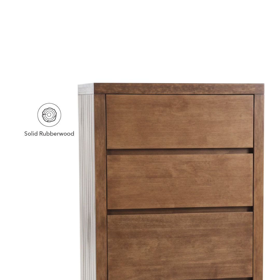 RAILEY 4 Drawer Solid Wood Chest
