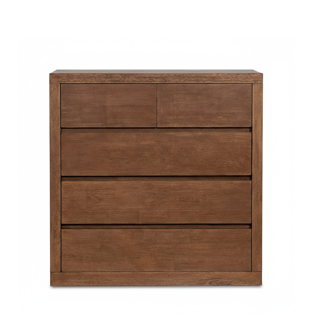RAILEY 5 Drawer Solid Wood Chest