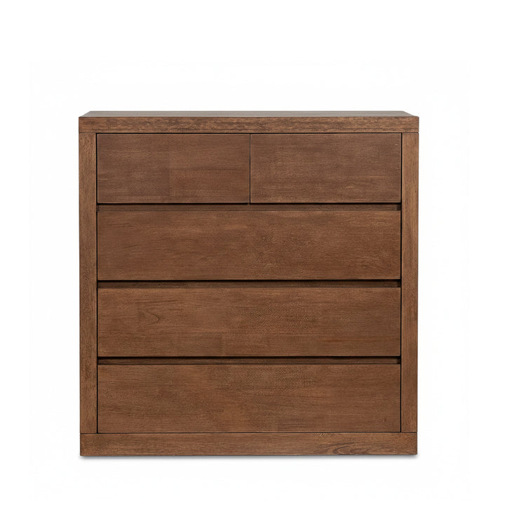 RAILEY 5 Drawer Solid Wood Chest