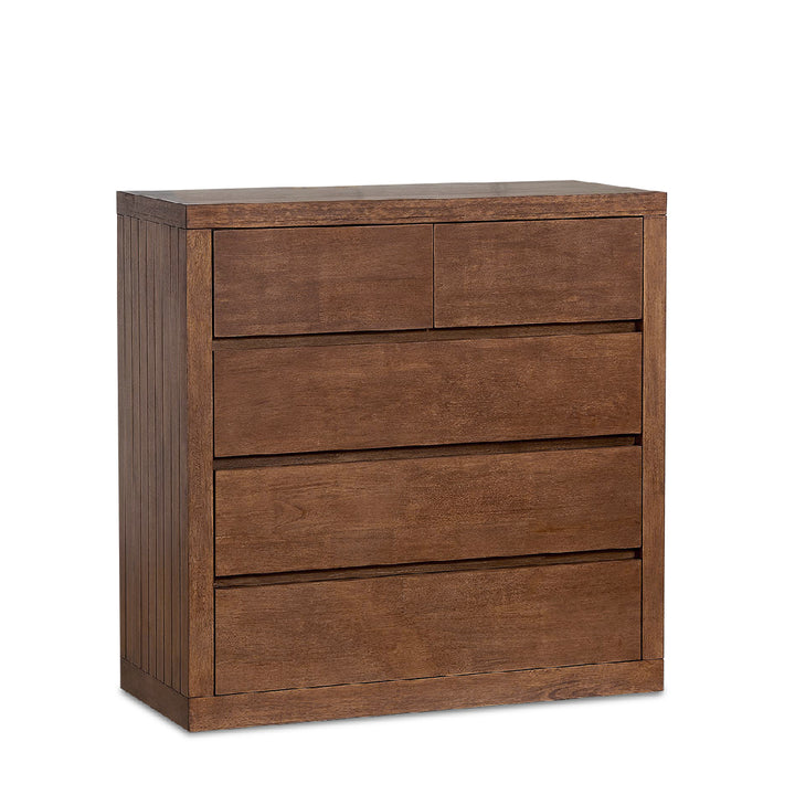 RAILEY 5 Drawer Solid Wood Chest