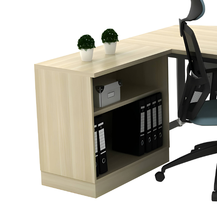 RHODES D-Shape Office Table