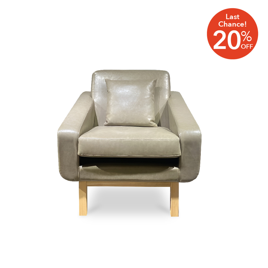 RORIE 1 Seater Sofa Leather
