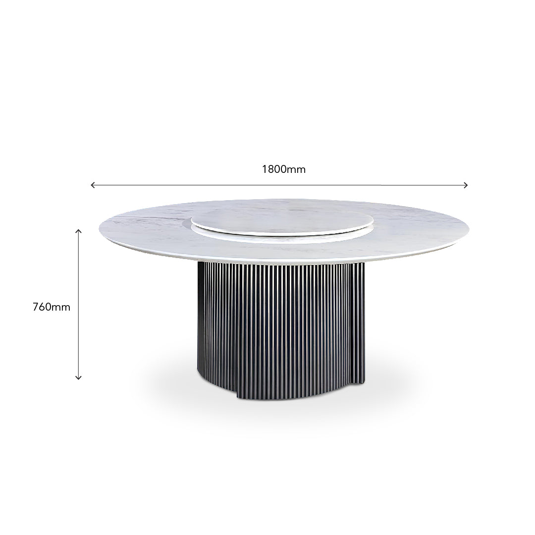 ROSE RAINBOW Marble Dining Set