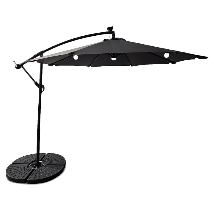 ROSITA Outdoor Umbrella with Solar LED Light