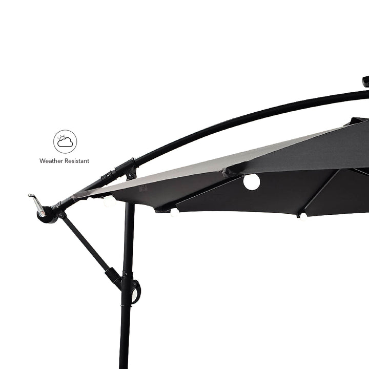 ROSITA Outdoor Umbrella with Solar LED Light