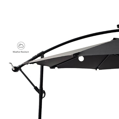 ROSITA Outdoor Umbrella with Solar LED Light