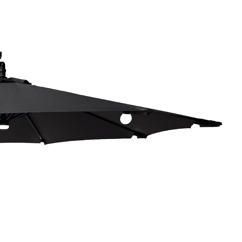 ROSITA Outdoor Umbrella with Solar LED Light