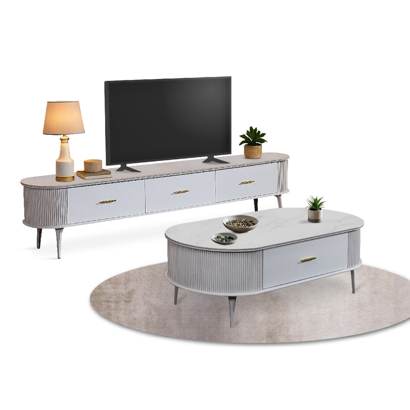 ROWENA TV Cabinet with Coffee Table
