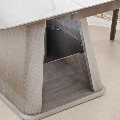 RUNE Marble Extandable Dining Table