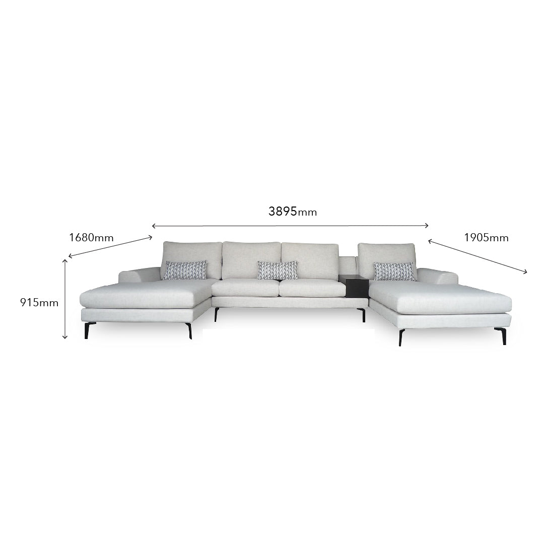 SAFFRON U-Shape Sofa Set