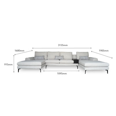 SAFFRON U-Shape Sofa Set
