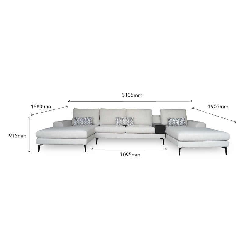 SAFFRON U-Shape Sofa Set