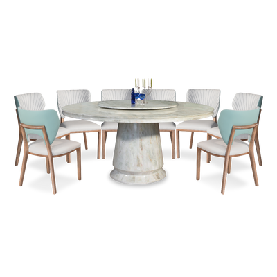 SANTINO Natural Marble Dining Table