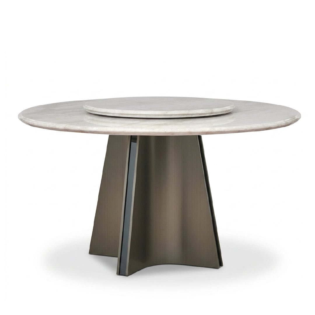 SAVANA Round Natural Marble Stone Dining Table