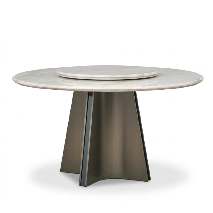 SAVANA Round Natural Marble Stone Dining Table