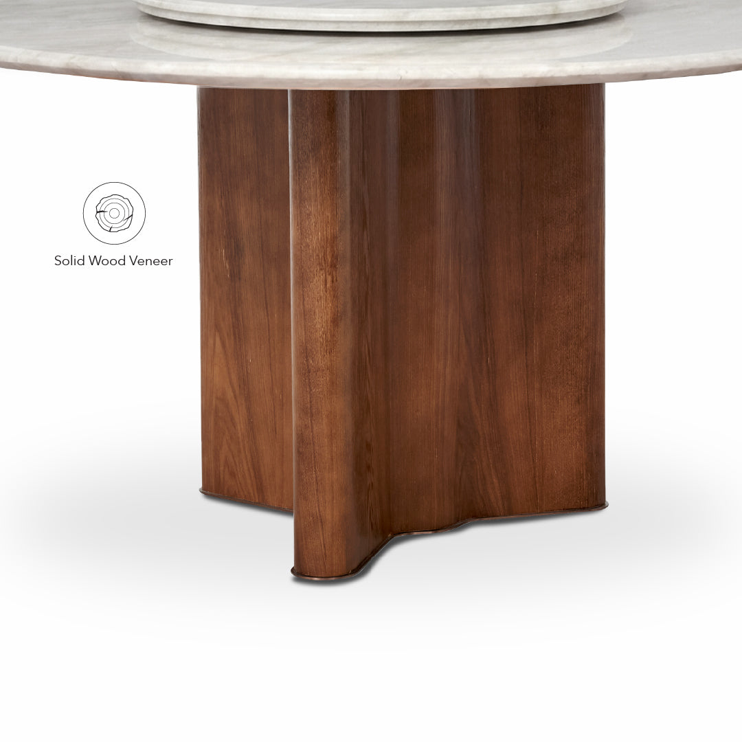 SAVANA Round Natural Marble Stone Dining Table