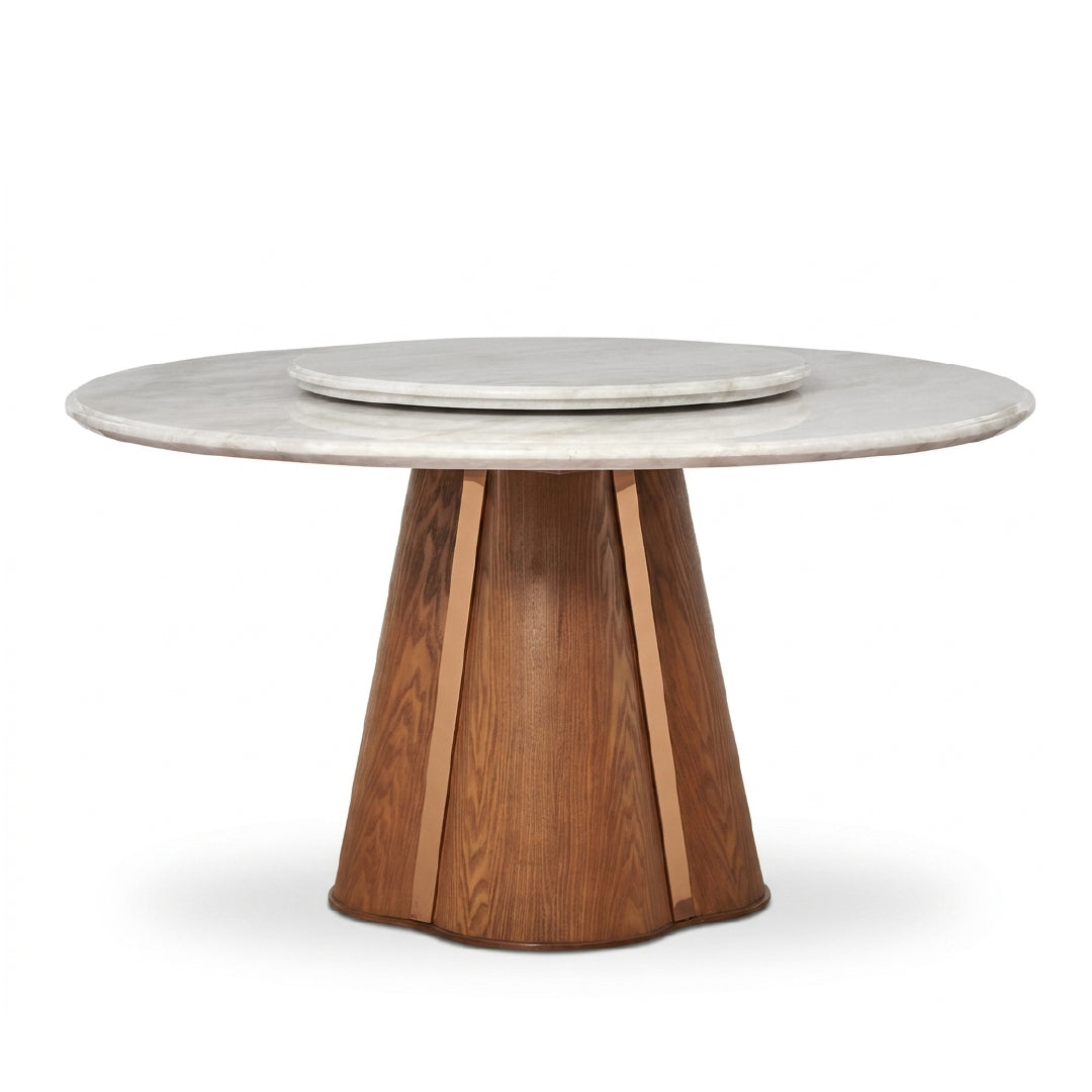 SAVANA Round Natural Marble Stone Dining Table