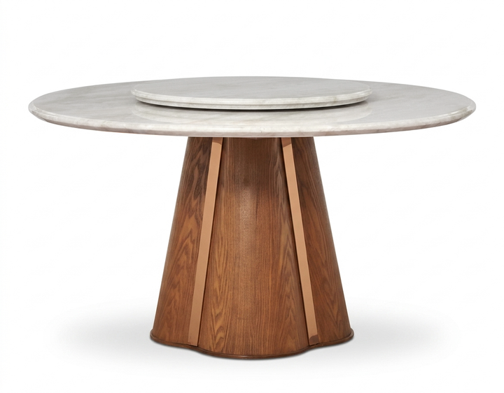 SAVANA Round Natural Marble Stone Dining Table