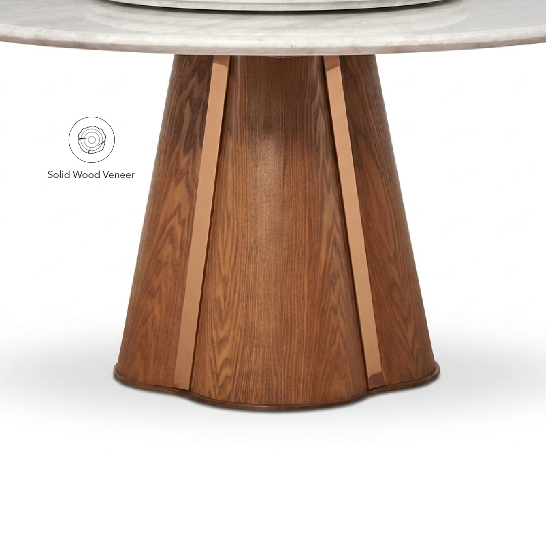 SAVANA Round Natural Marble Stone Dining Table