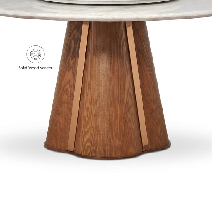 SAVANA Round Natural Marble Stone Dining Table
