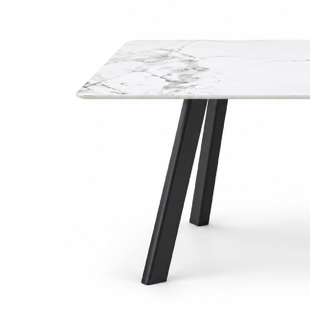 SELINE Dining Set Dark Grey