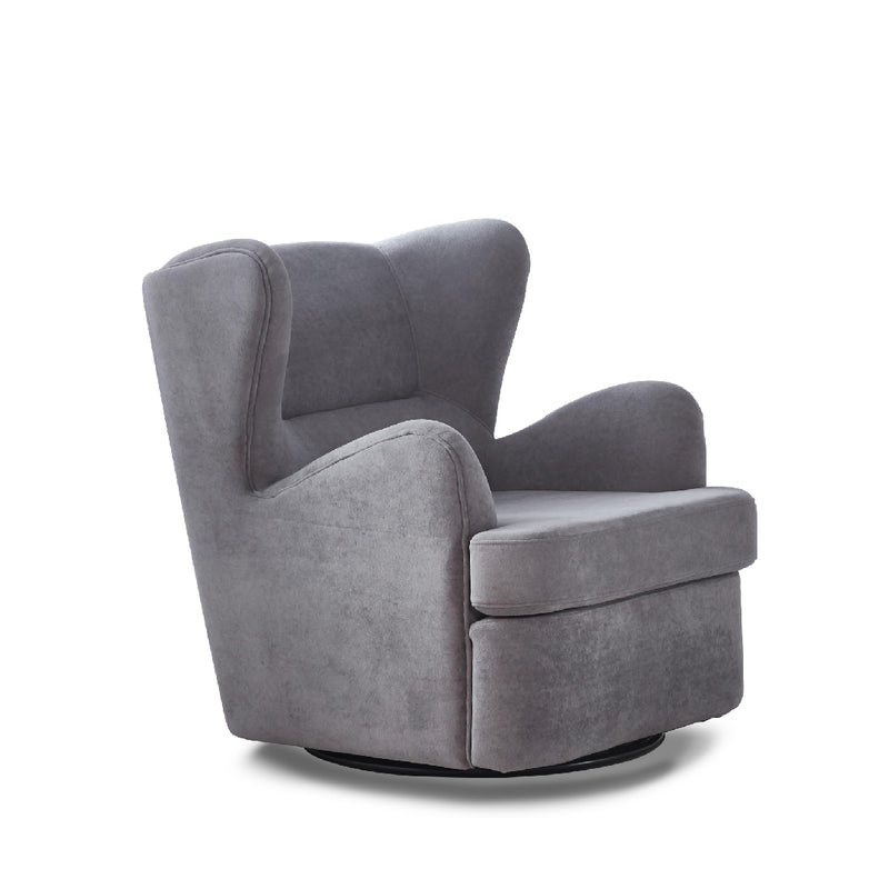 SERINY Swivel Lounge Chair Stone Grey