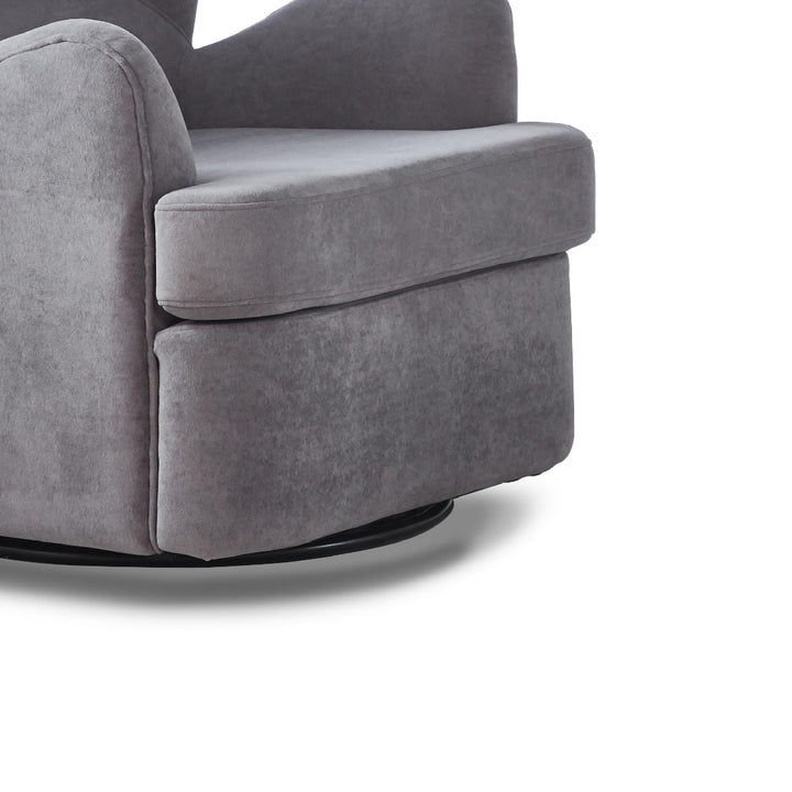 SERINY Swivel Lounge Chair Stone Grey