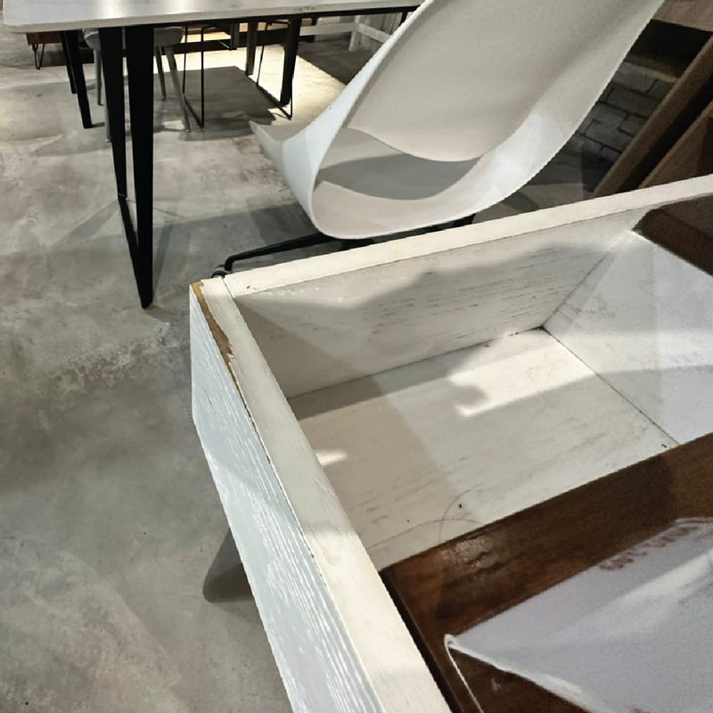 Study Table (White/Coco)