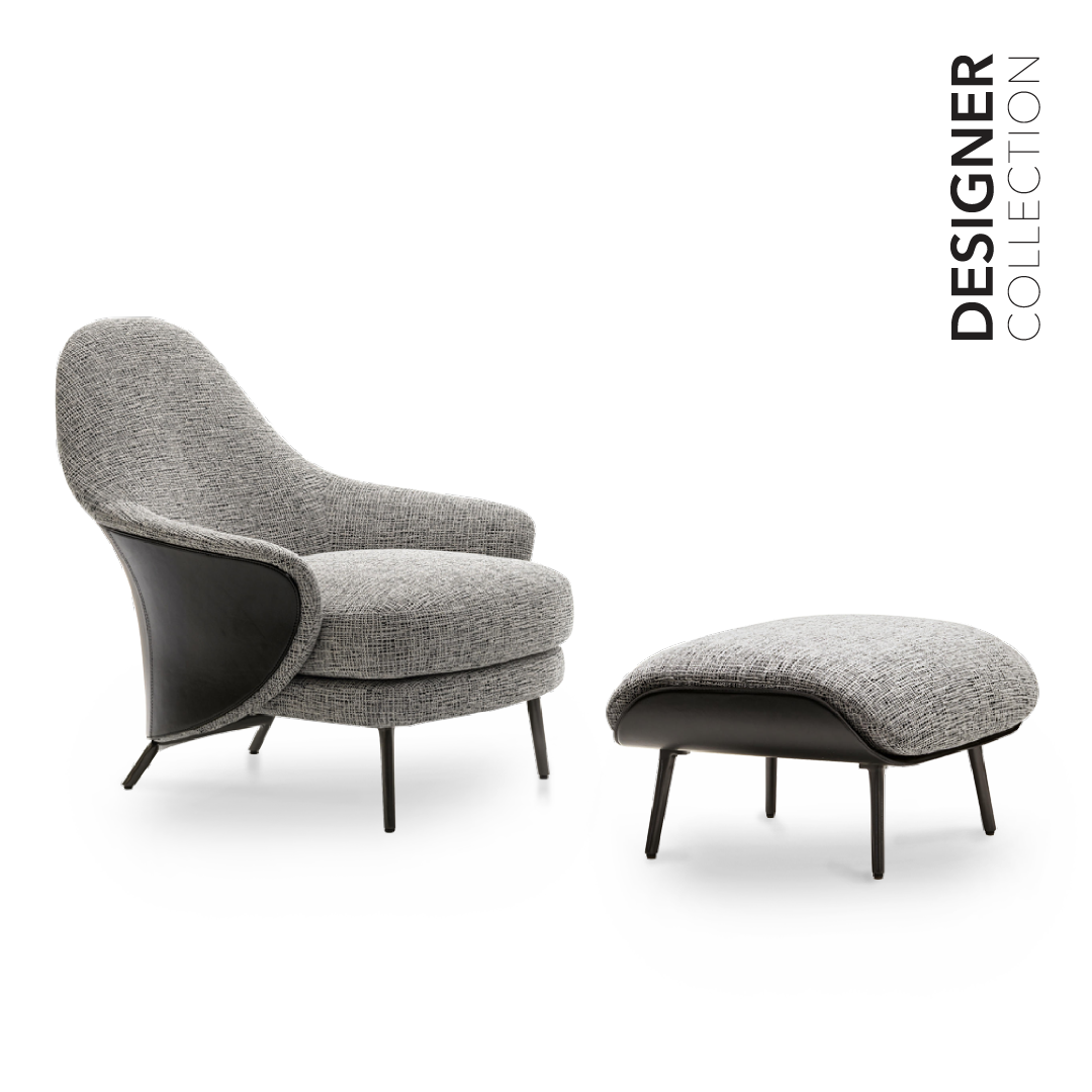 SUITA Lounge Chair with Ottoman