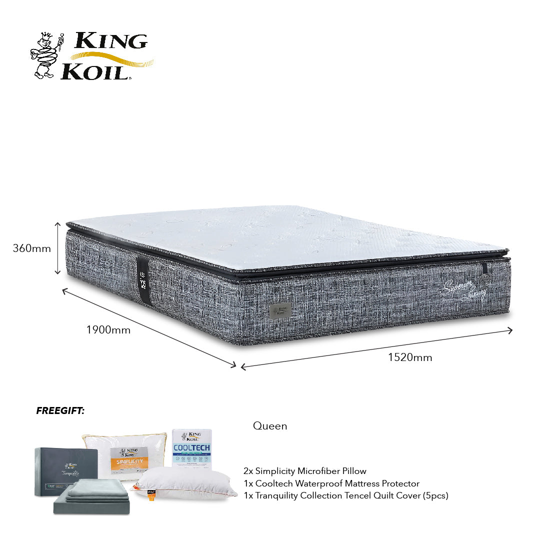 KING KOIL Superior Luxury Mattress