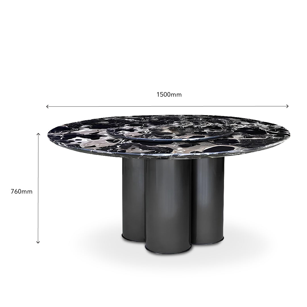 SURI ROU Natural Marble Dining Table